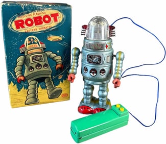 BOXED ALPS REVOLVING FLASHING ROBOT