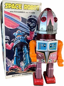 BOXED NOMURA TULIP HEAD SPACE ROBOT X-70