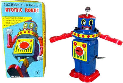 BOXED YONEZAWA MECHANICAL ATOMIC ROBOT