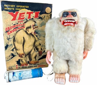 BOXED MARX BATTERY OPERATED YETI