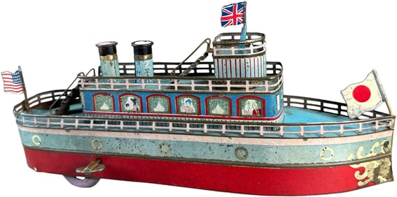 PRE-WAR JAPANESE KURAMOCHI PASSENGER SHIP