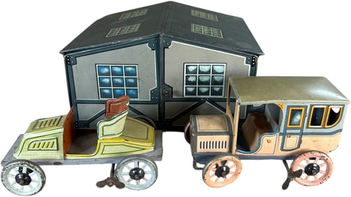 BING AUTOHUTTE GARAGE W/ CARS