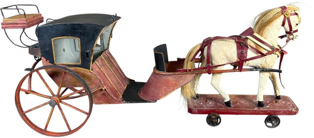 LARGE MARKLIN/LUTZ HANSOM CAB