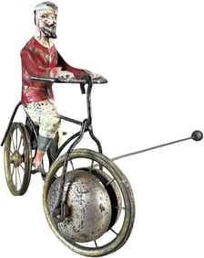 EARLY BICYCLE BELL CHIMER TOY