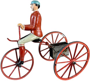 FV EARLY FRENCH MAN RIDING TRIKE