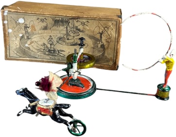 BOXED HEYDE MAX DANNHORN MECHANICAL CIRCUS RING