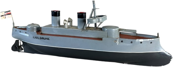 BING AUTOMATICALLY FIRING GUNBOAT KARLSRUHE