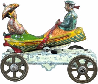 MEIER ARTICULATED ROWBOAT PENNY TOY