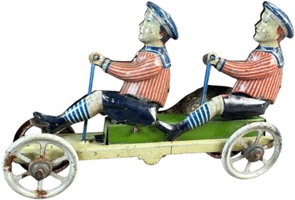 KELLERMAN DOUBLE IRISH MAIL CART PENNY TOY