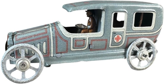 RED CROSS AMBULANCE AUTO PENNY TOY