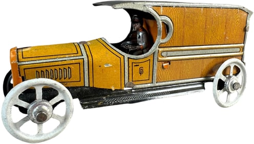 FISCHER WOOD GRAIN PANEL VAN PENNY TOY