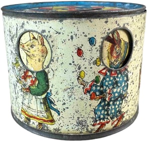 WHIMSICAL FACE CHANGING PENNY TOY BANK