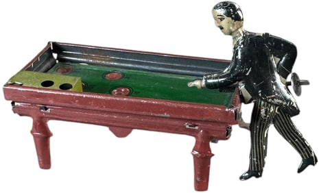 KELLERMANN BILLIARD PLAYER PENNY TOY