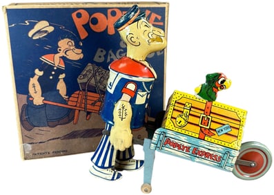 BOXED MARX POPEYE BAGGAGE EXPRESS