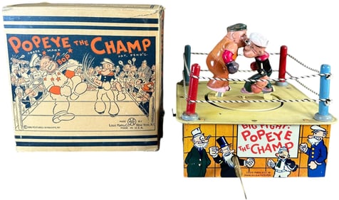 BOXED MARX POPEYE THE CHAMP