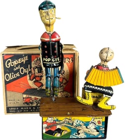 BOXED MARX POPEYE & OLIVE OYL JIGGERS