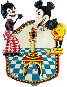 SPANISH MICKEY MOUSE & FELIX SPARKLER