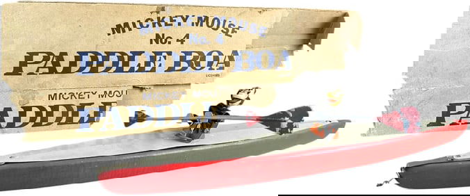 BOXED MICKEY MOUSE PADDLE BOAT