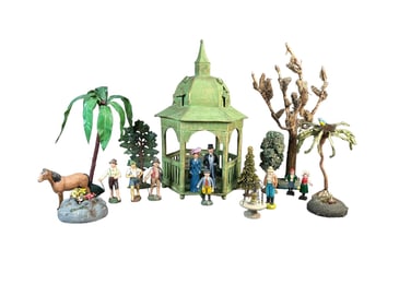 ELASTOLIN GAZEBO SCENE