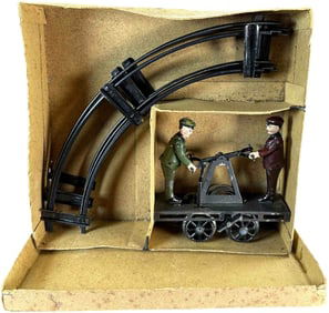 BOXED BING HAND PAINTED HANDCAR