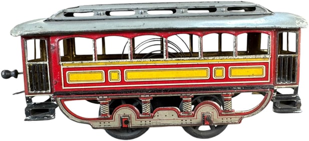 RARE CLOCKWORK ISSMAYER TROLLEY
