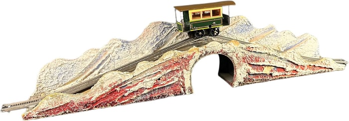 ERNST PLANK COG RAIL TROLLEY W/ TUNNEL CUT