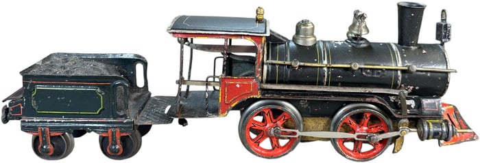 MARKLIN RED CAB LOCOMOTIVE & TENDER
