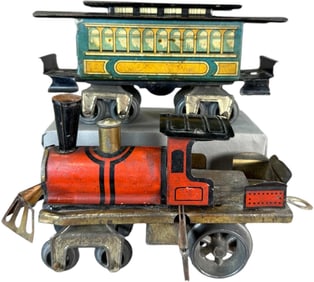 KARL BUB AMERICAN TENDER LOCO AND 8-WHEEL CAR