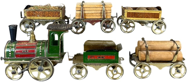 KARL BUB FLOOR TRAIN FREIGHT SET