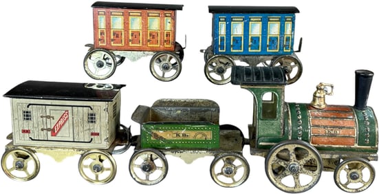 KARL BUB FLOOR TRAIN PASSENGER SET