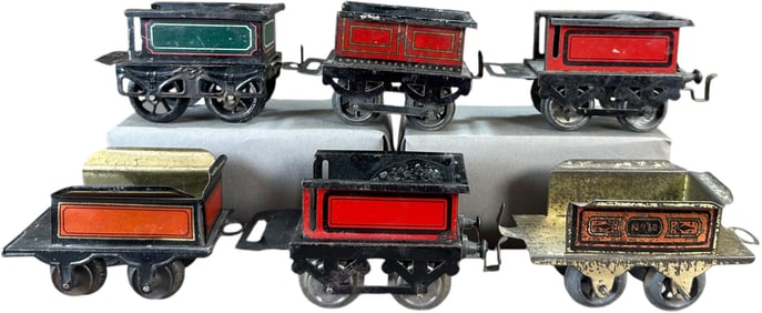 SIX KARL BUB TRAIN TENDERS