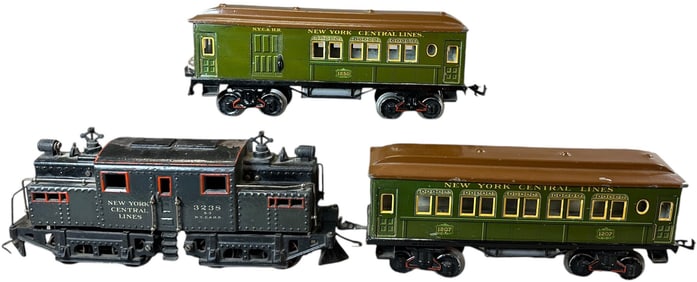 BING 3238 LOCOMOTIVE AND CARS