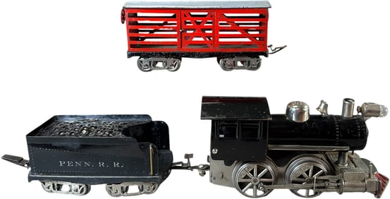 ELEKTOY NO. 903 LOCOMOTIVE AND CATTLE CAR