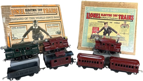 BOXED EARLY LIONEL O GAUGE SETS