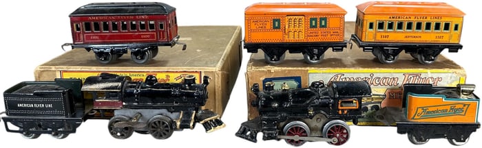 TWO BOXED AMERICAN FLYER SETS