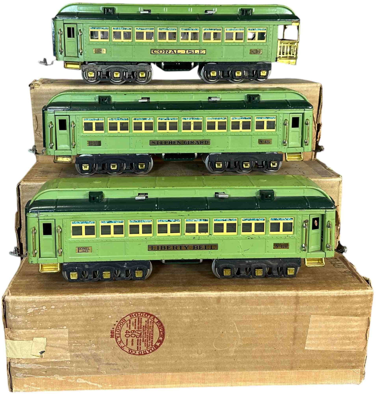 LIONEL STEPHEN GIRARD PASSENGER CARS (1 of 6)