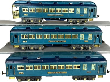 LIONEL BLUE COMET PASSENGER CARS