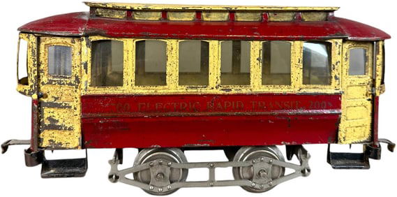 LIONEL NO.200 TROLLEY TRAILER WITH OFFSET ENDS