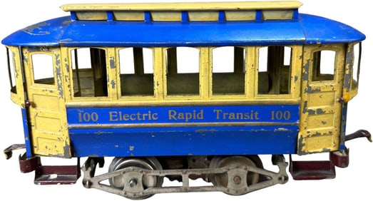 LIONEL NO. 100 TROLLEY WITH OFFSET ENDS