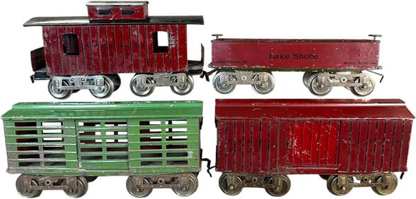 LIONEL RED PRIMER 10 SERIES FREIGHTS
