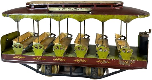LIONEL 2 7/8 CITY HALL PARK SUMMER TROLLEY