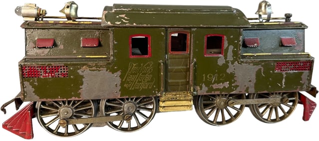 LIONEL THIN RIM SQUARE CAB 1912 LOCOMOTIVE