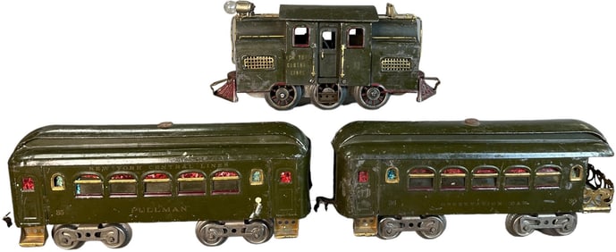 LIONEL BLOCK LETTER NO. 33 PASSENGER SET