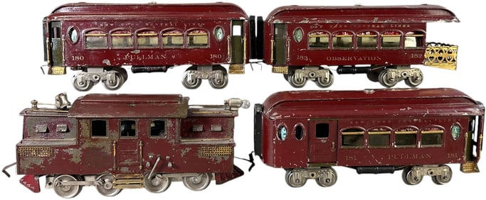 EARLY LIONEL 1911 SPECIAL PASSENGER SET