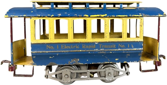 LIONEL LONG NO. 1 SIX WINDOW TROLLEY