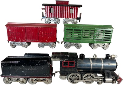 LIONEL NO.6 LOCO 10 SERIES FREIGHT SET