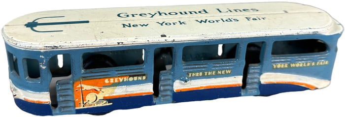 ARCADE GREYHOUND LINE NY WORLDS FAIR BUS