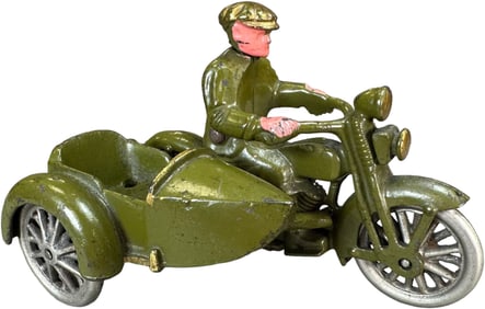 HUBLEY HARLEY CIVILIAN CYCLE W/ SIDECAR