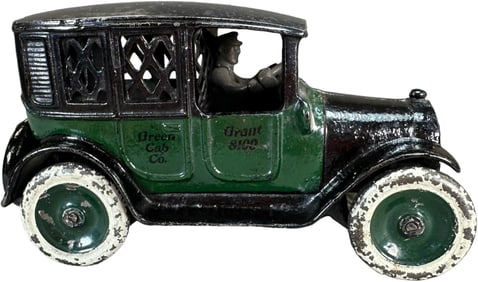 ARCADE GREEN TAXI CAB STILL BANK