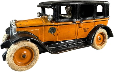 ARCADE FLAT TOP YELLOW CAB BANK